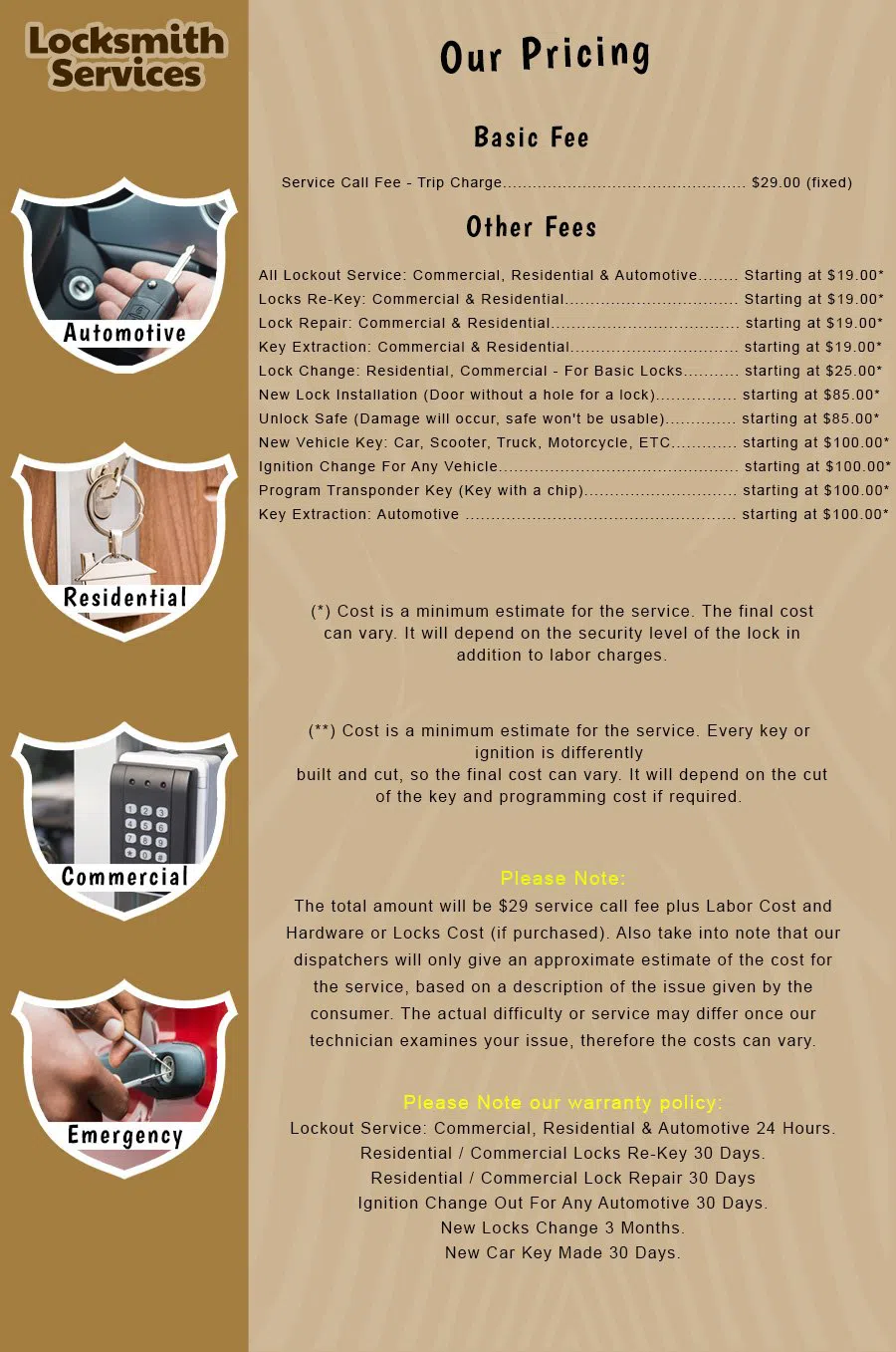 Gulfport FL Lock Key Store Gulfport, FL 727-265-3041